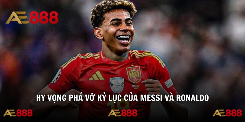 Hy vọng phá vỡ kỷ lục của Messi và Ronaldo